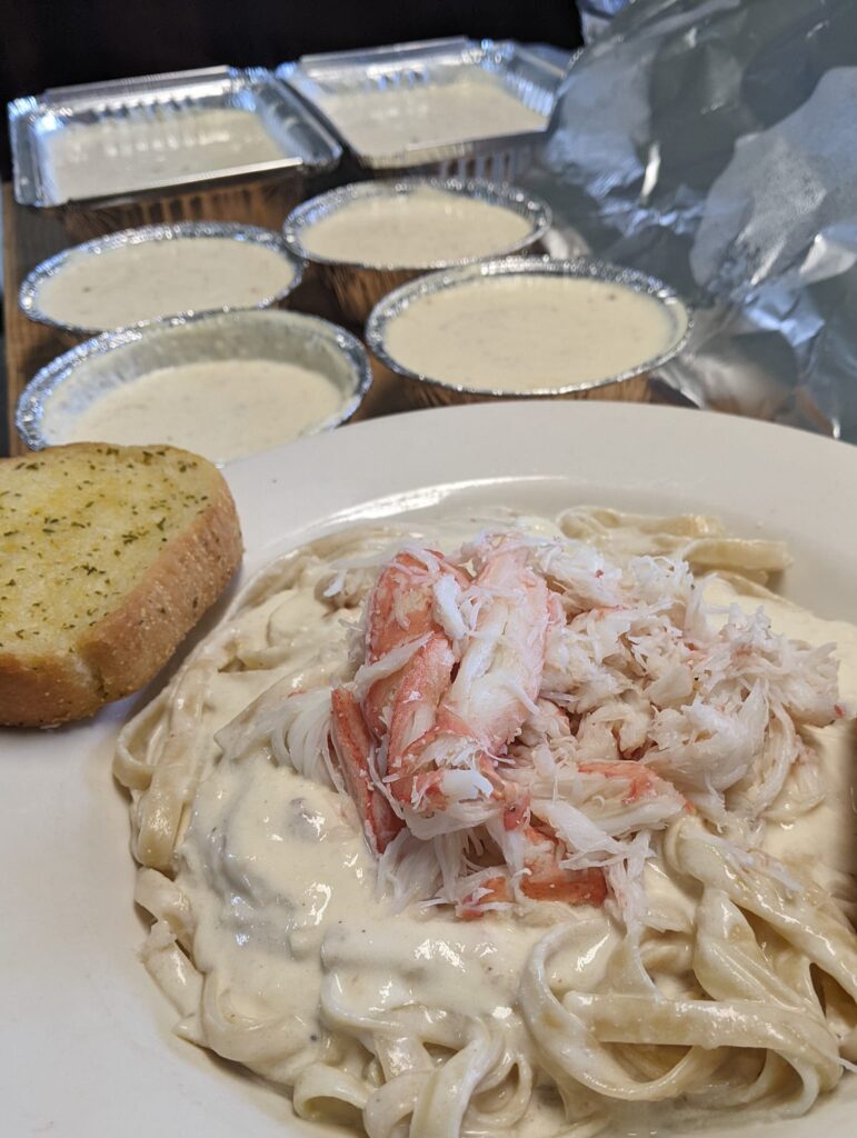 Luscious Crab Alfredo