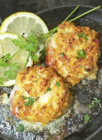 Crabcakes with Cajun Hollandaise in Cleveland